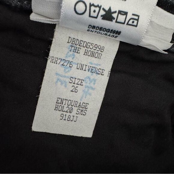 Joe’s Jeans The Honor High Rise Vintage Straight Distressed Black Wash Size 26 - Picture 9 of 9